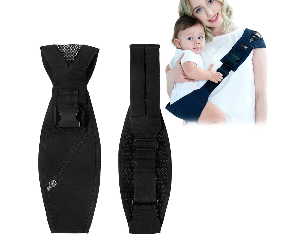 Portable Baby Carrier Baby Strap Single Shoulder Baby Wrap Carrier Baby Half Wrapped Sling With Anti Slip Particles For Born Baby