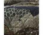 Accessorize Forest Linen Cotton Printed 3 Piece Comforter Set