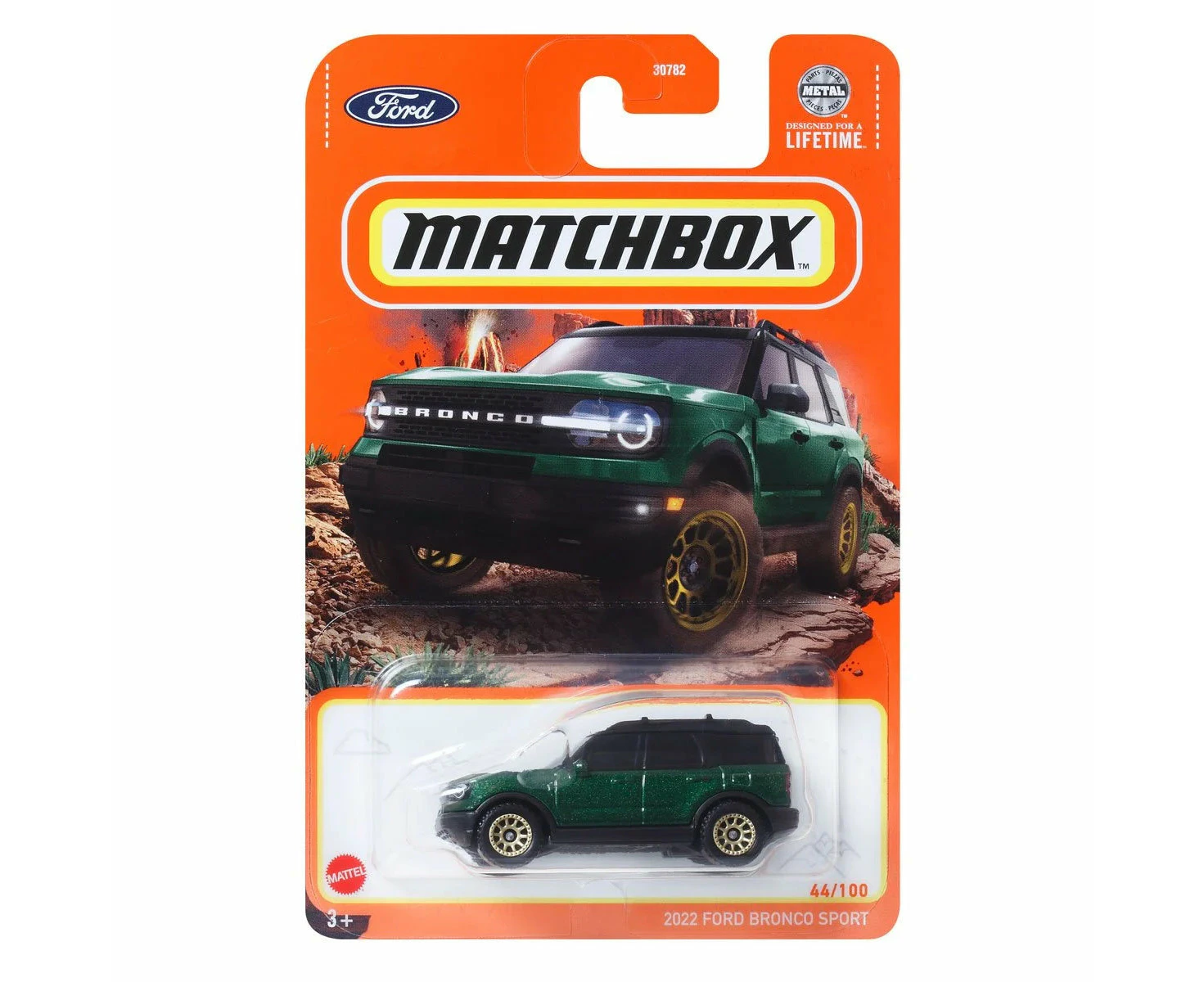 Matchbox Car Collection 2024 Mix 7G Long Card - 2022 Ford Bronco Sport Green