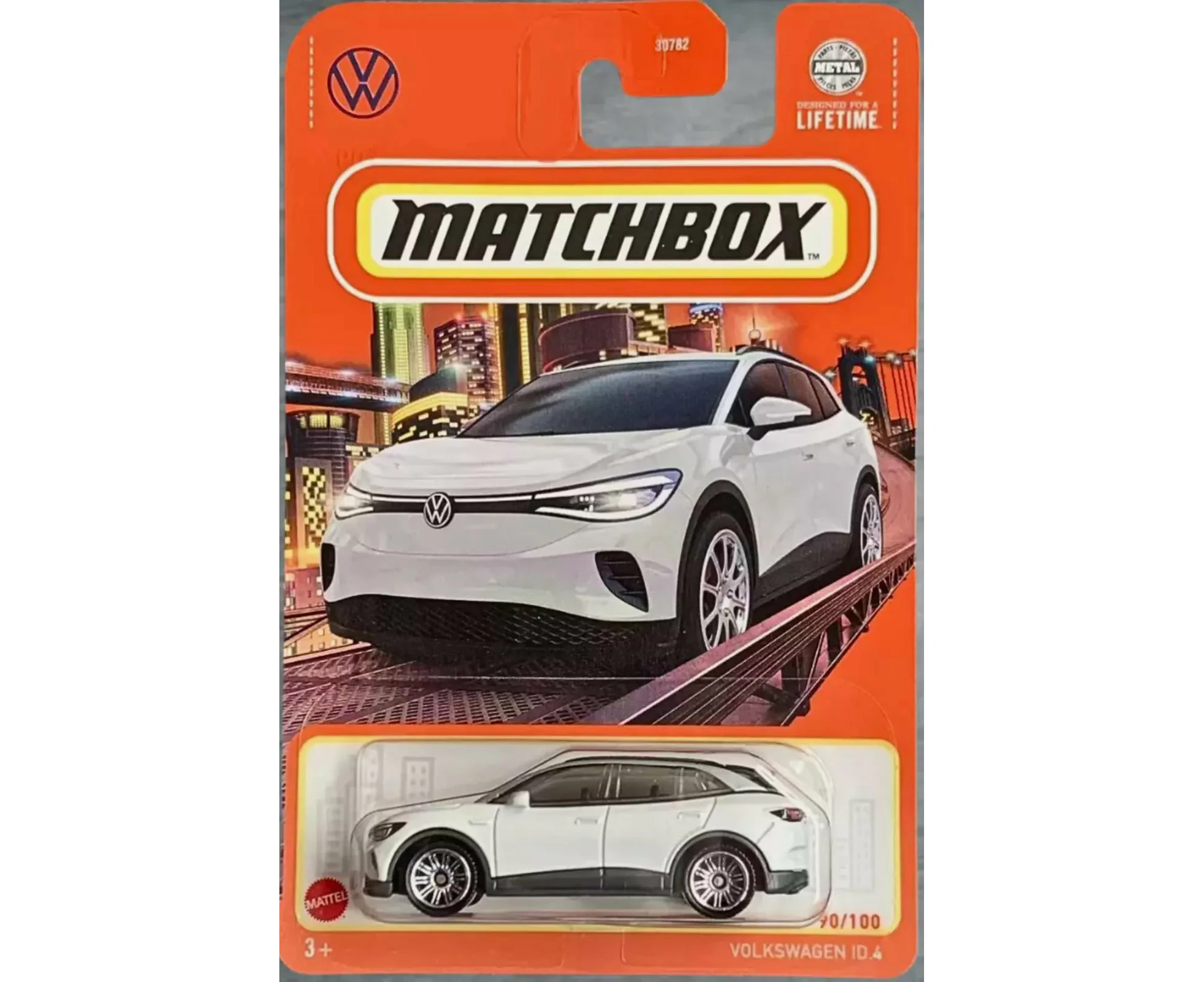 Matchbox Car Collection 2024 Mix 7G Long Card - Volkswagen ID.4 White