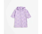 Target Hooded Zip Thru Kids Towel Robe