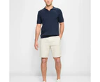 Linen Blend Tailored Shorts - Preview