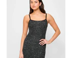 Strappy Knit Sequin Dress - Lily Loves