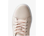 RIVERS - Womens Shoes -  Lasercut Lace Up Sneaker Chloe - Blush