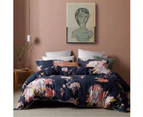 Hope Quilt Cover Set (Navy) - King