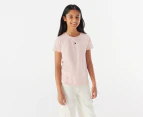 Tommy Hilfiger Youth Girls' Essential Short Sleeve Tee / T-Shirt / Tshirt - Whimsey Pink