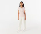 Tommy Hilfiger Youth Girls' Essential Short Sleeve Tee / T-Shirt / Tshirt - Whimsey Pink