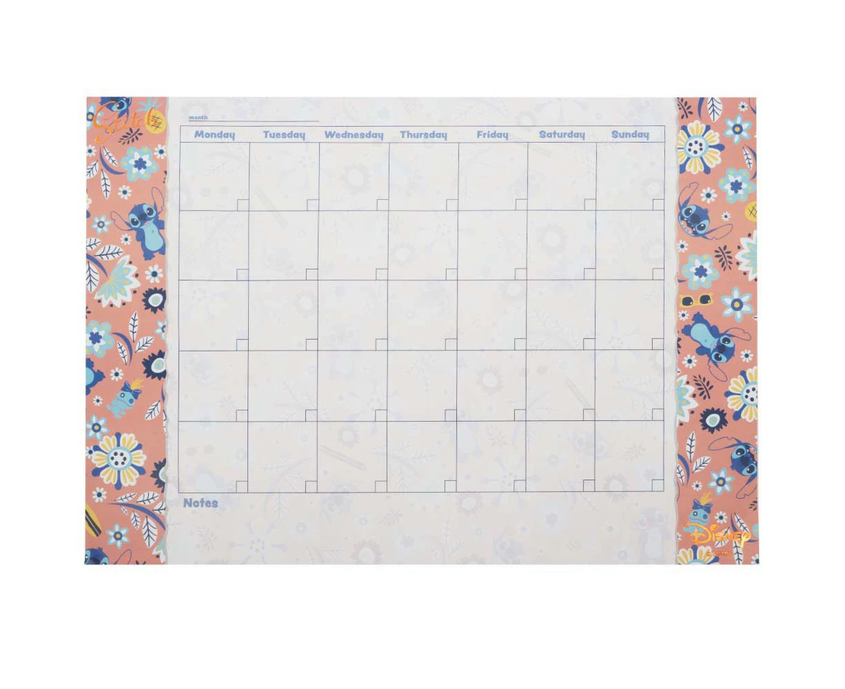 Disney - Lilo and Stitch Floral Monthly Planner