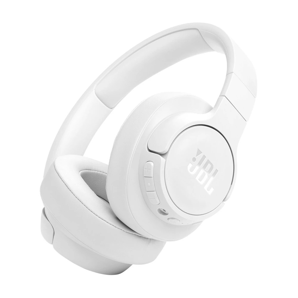 JBL Tune 770 Wireless Adaptive Noise Cancelling Over-Ear Headphones (White)