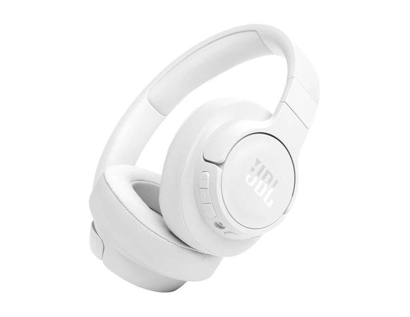 JBL Tune 770 Wireless Adaptive Noise Cancelling Over-Ear Headphones (White)