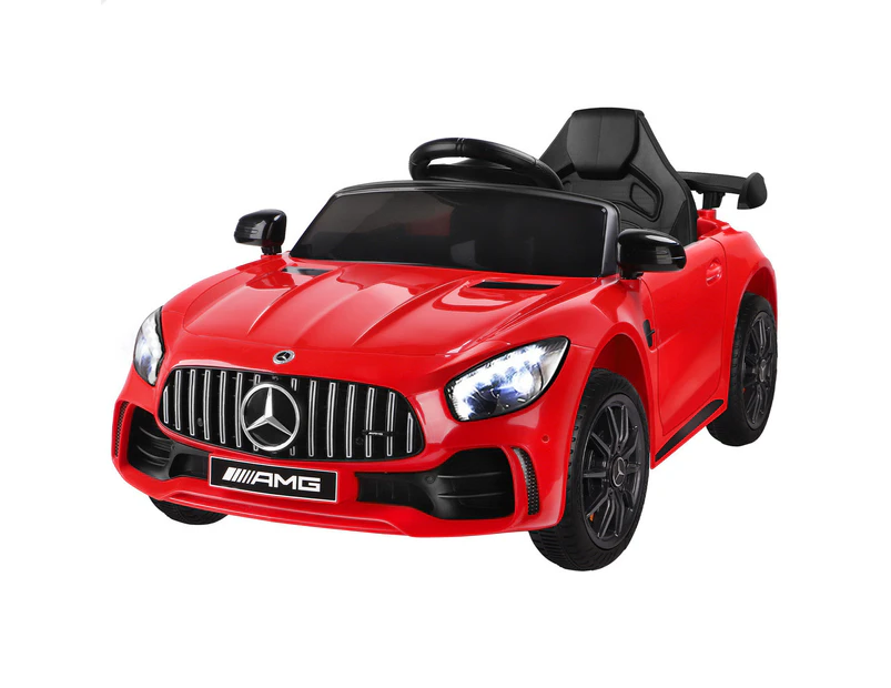 Kids Ride On Car Mercedes-Benz AMG GT R Licensed Electric Motors Red