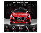 Kids Ride On Car Mercedes-Benz AMG GT R Licensed Electric Motors Red