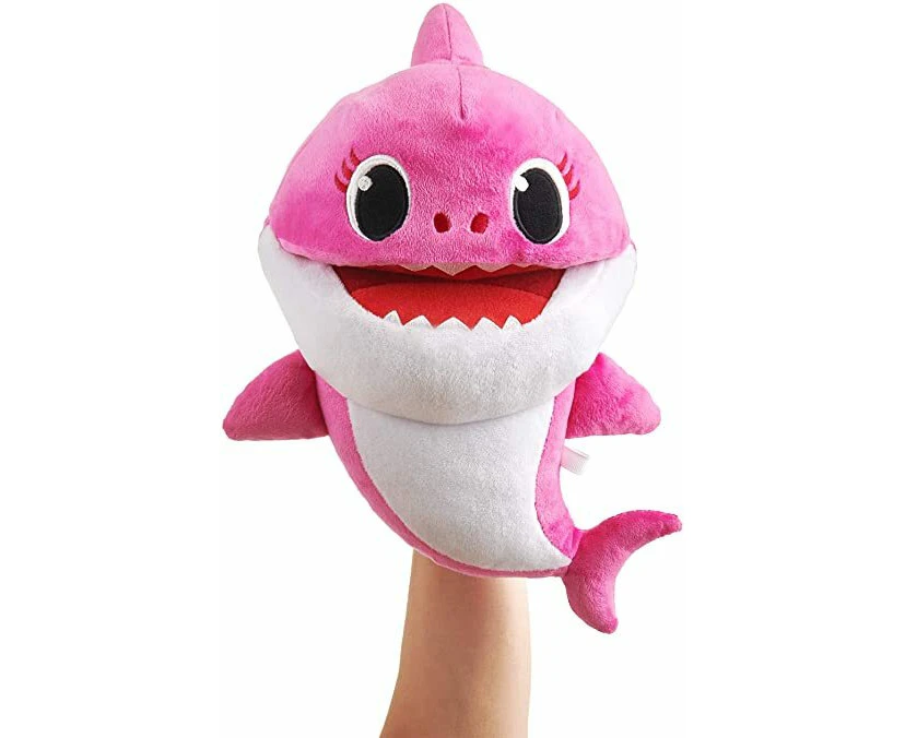 Pinkfong Baby Shark Plush Singing Puppet - Pink