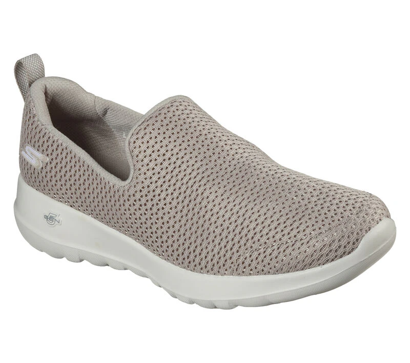 Skechers Women's GoWalk Joy Sneakers - Taupe/White