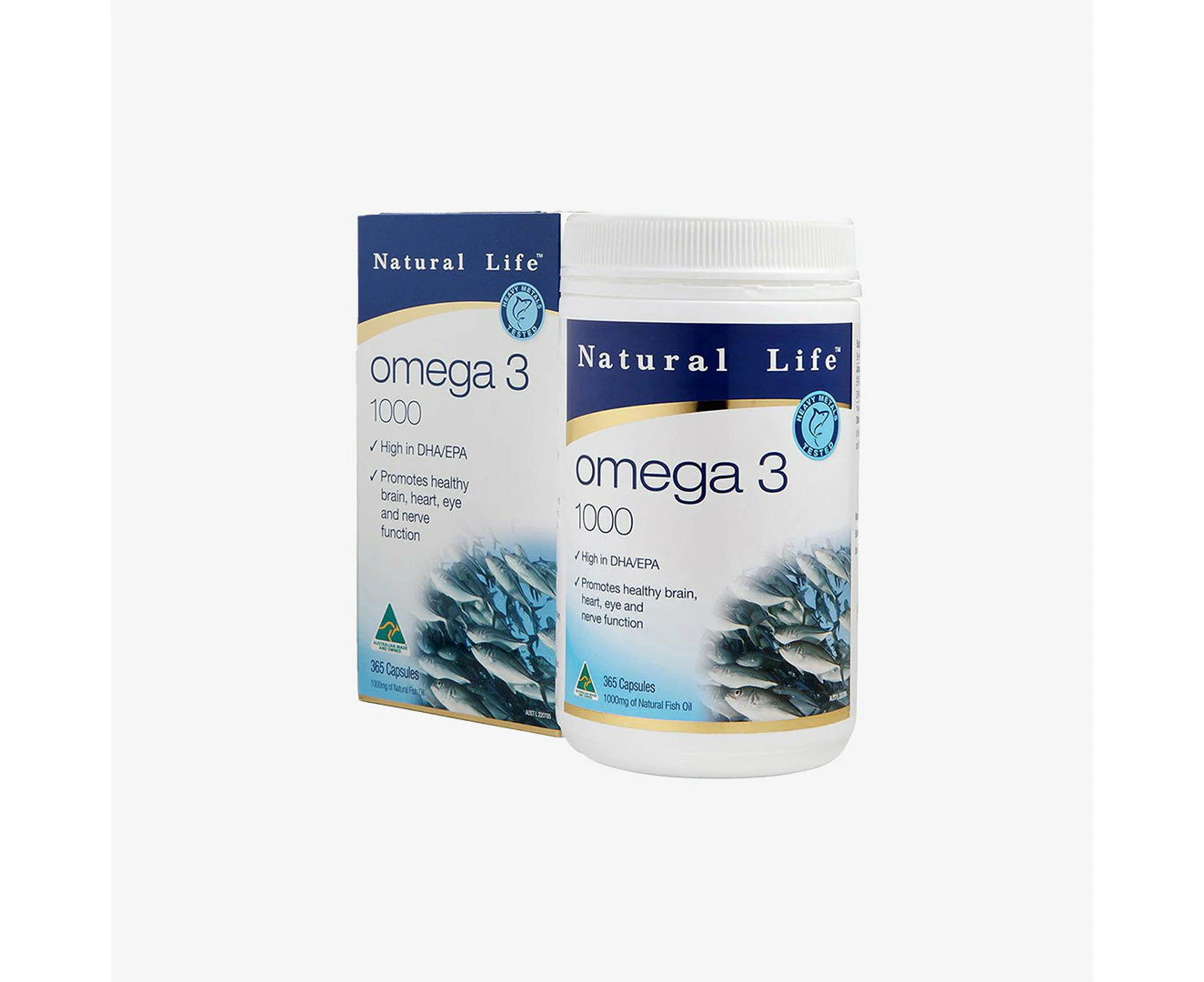 Natural Life Omega 3 1000mg Capsules