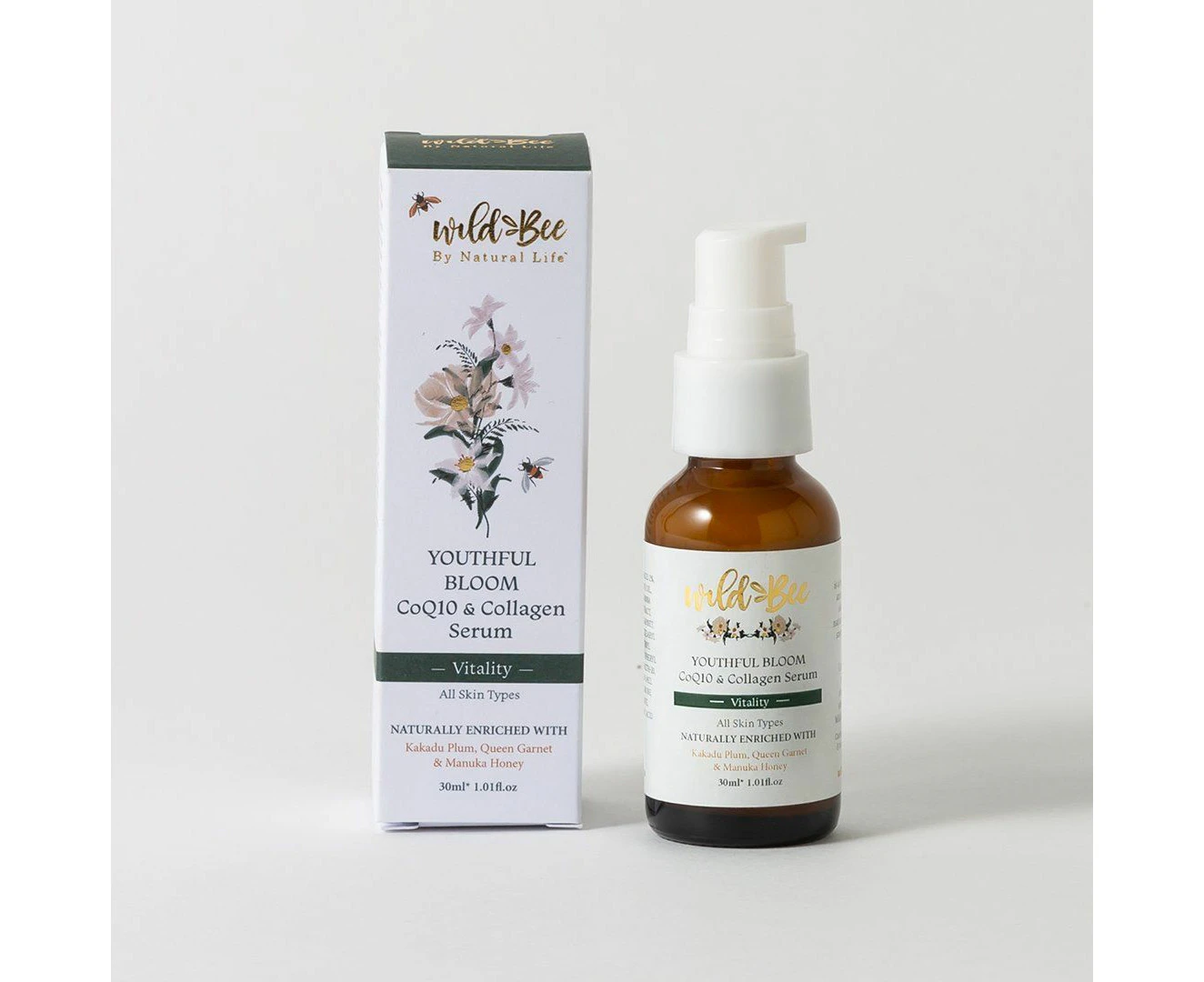 Wild Bee Youthful Bloom Serum