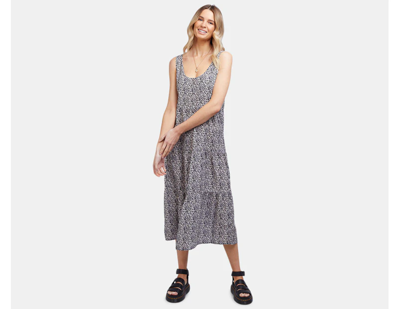 All About Eve Women's Sahara Tiered Midi Dress - Print