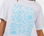 All About Eve Women's Arcadia Boyfriend Tee / T-Shirt / Tshirt - White