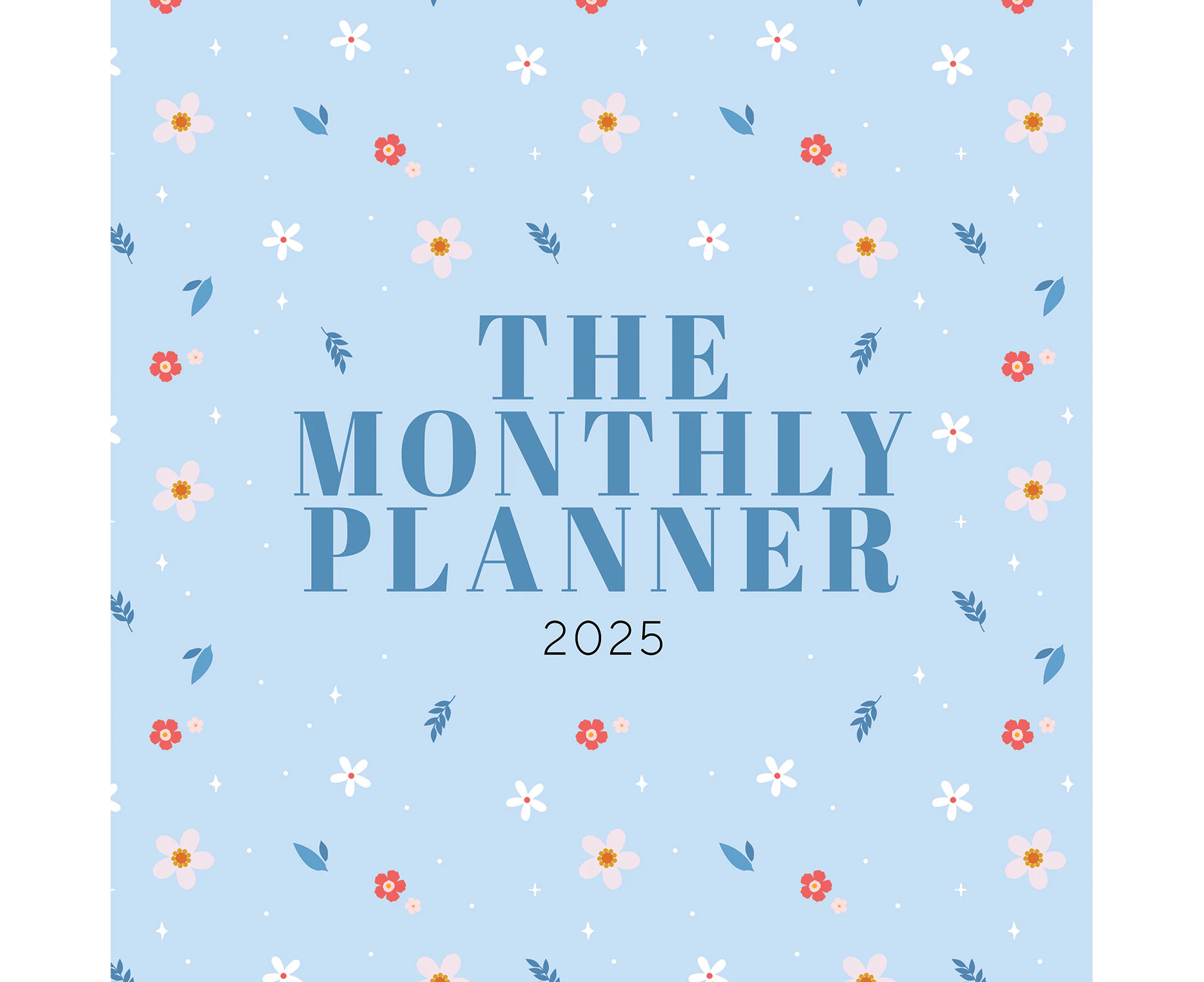 2025 Calendar The Monthly Planner Square Wall Paper Pocket CPB26