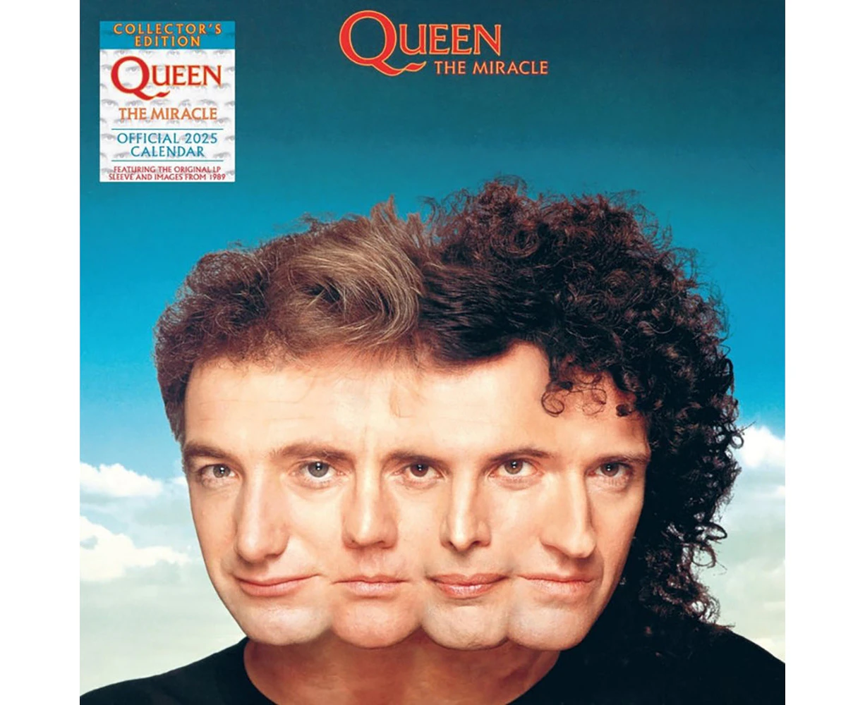 2025 Calendar Queen Collector's Ed. Record Sleeve Square Wall Danilo D70509