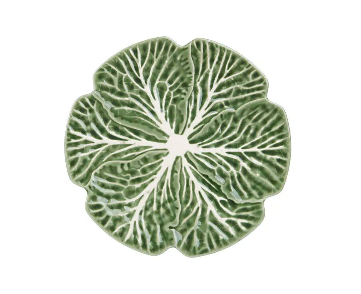 Cabbage Ceramic Plate 30x30cm Green, Home Decor, Coast to Coast Home KW2305