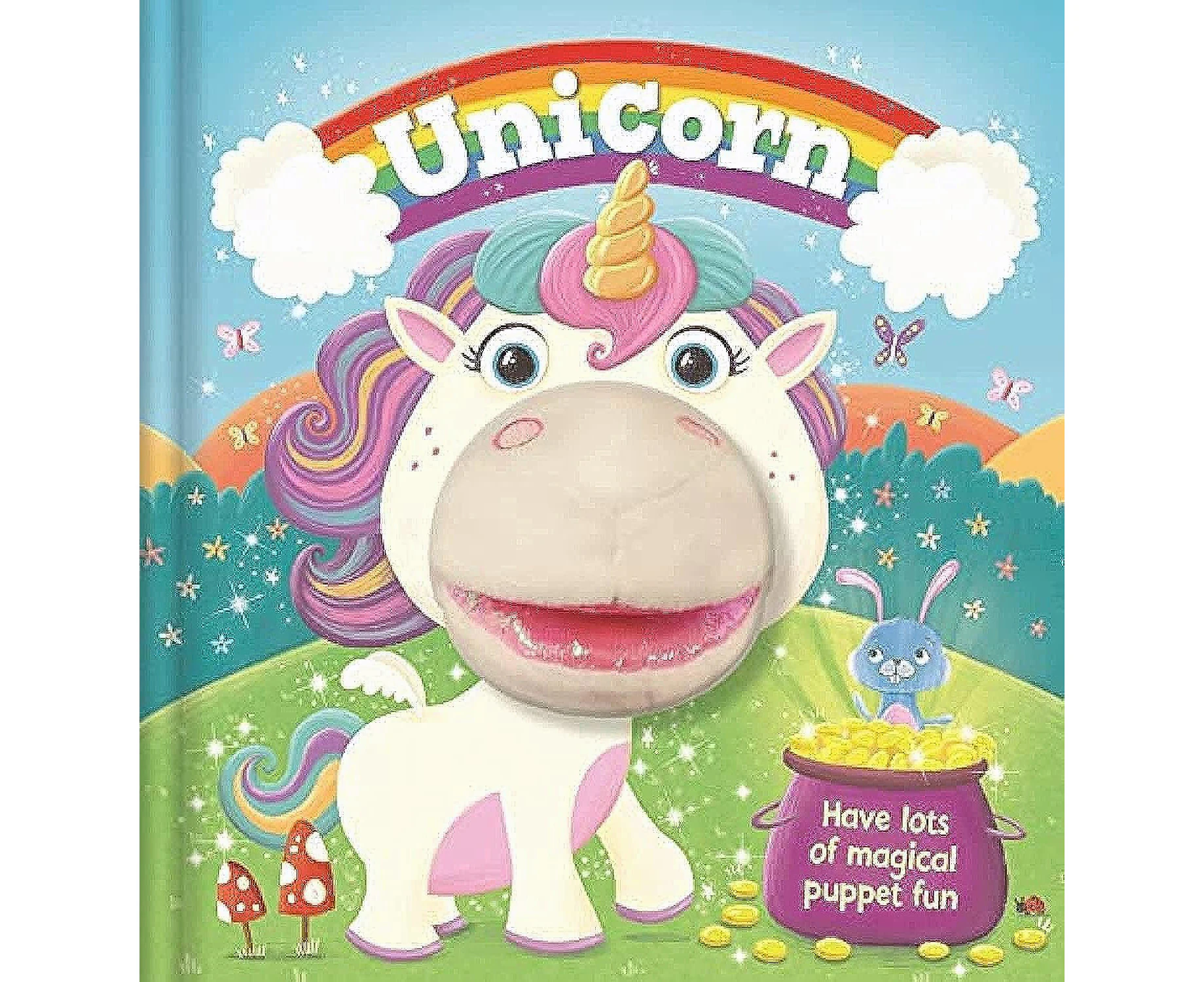 Unicorn Puppet Book Children's Picture Story Books