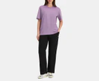 Champion Women's Script Tonal Tee / T-Shirt / Tshirt - Midsummer Purple