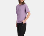 Champion Women's Script Tonal Tee / T-Shirt / Tshirt - Midsummer Purple