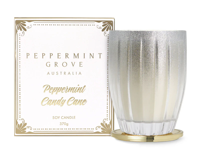 Peppermint Grove Peppermint Candy Cane Christmas Candle 370g