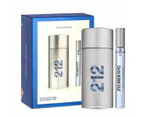 212 MEN NYC 100ML GIFT SET EDT SPRAY BY CAROLINA HERRERA - DISCONTINUED