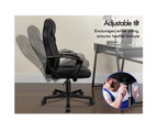 ALFORDSON Gaming Chair Office Executive Black