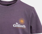 St. Goliath Youth Boys' Arizona Tee / T-Shirt / Tshirt - Plum