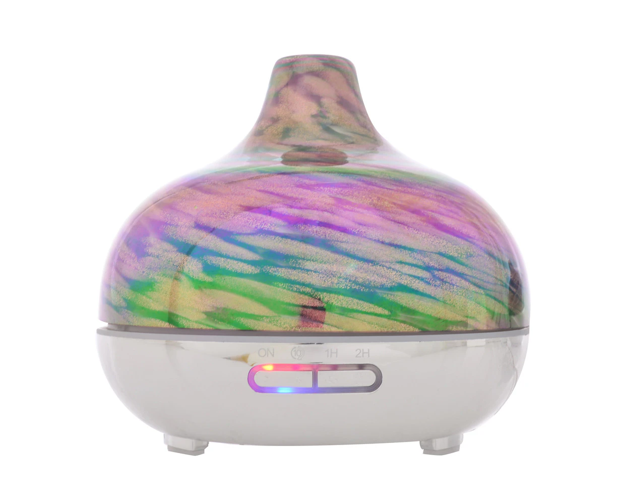 Gibson Gifts Aroma Humidifier Mist Diffuser w/Bluetooth Speaker 15cm Rainbow