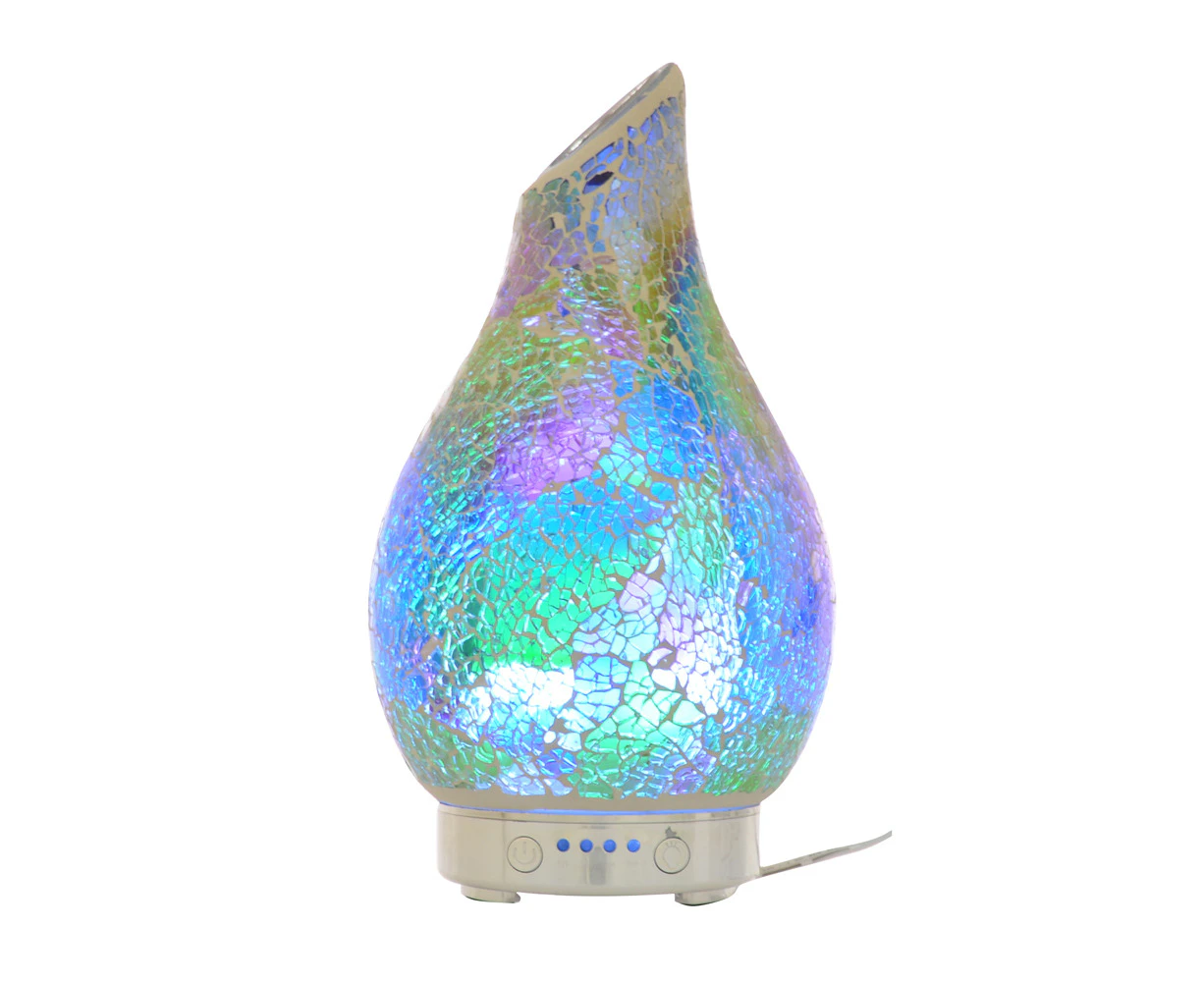 Gibson Gifts Aroma Humidifier Aromatherapy Mist Diffuser 24cm Mosaic Ocean