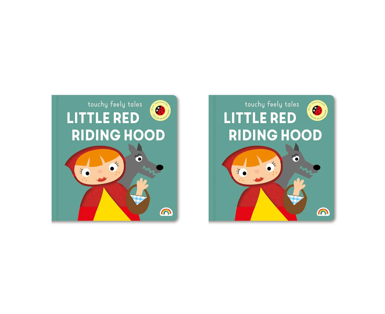 2x Really Decent Books Touchy Feely Tales Little Red Riding Kids Story Book 1y+