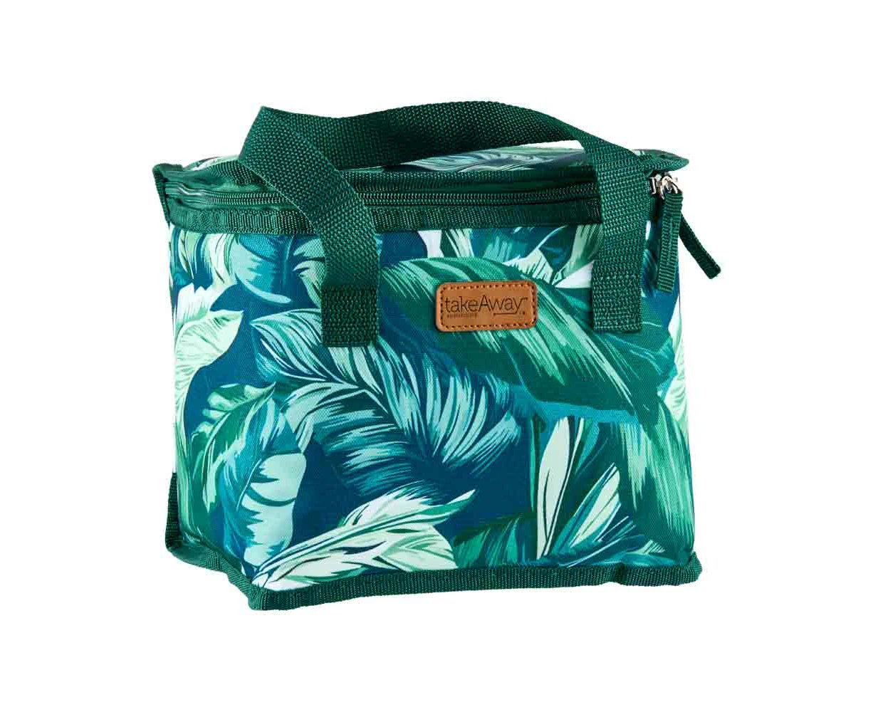 TakeAway Out Lunch Bag - Navy Palm