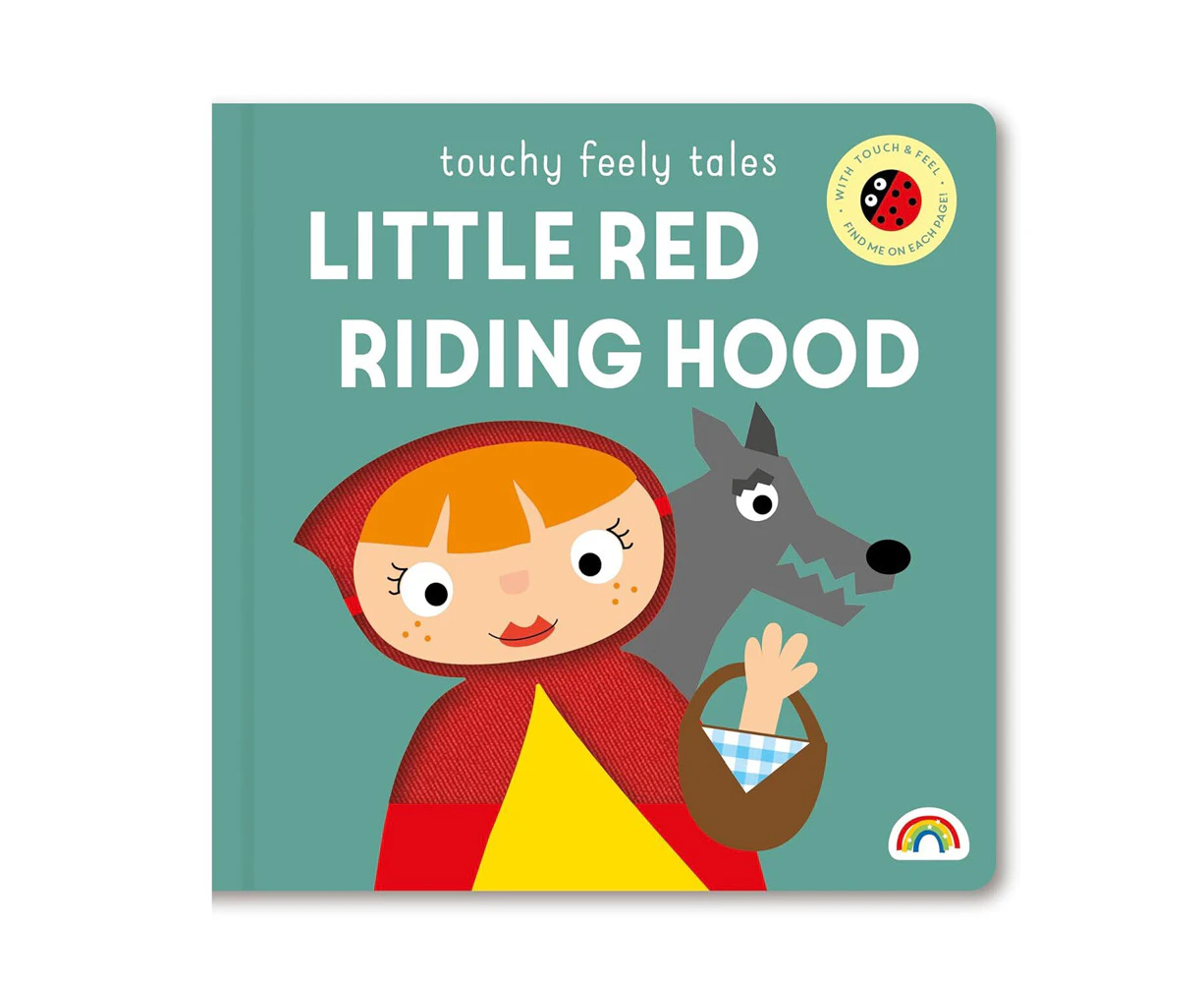 Really Decent Books Touchy Feely Tales Little Red Riding Kids Story Book 1y+