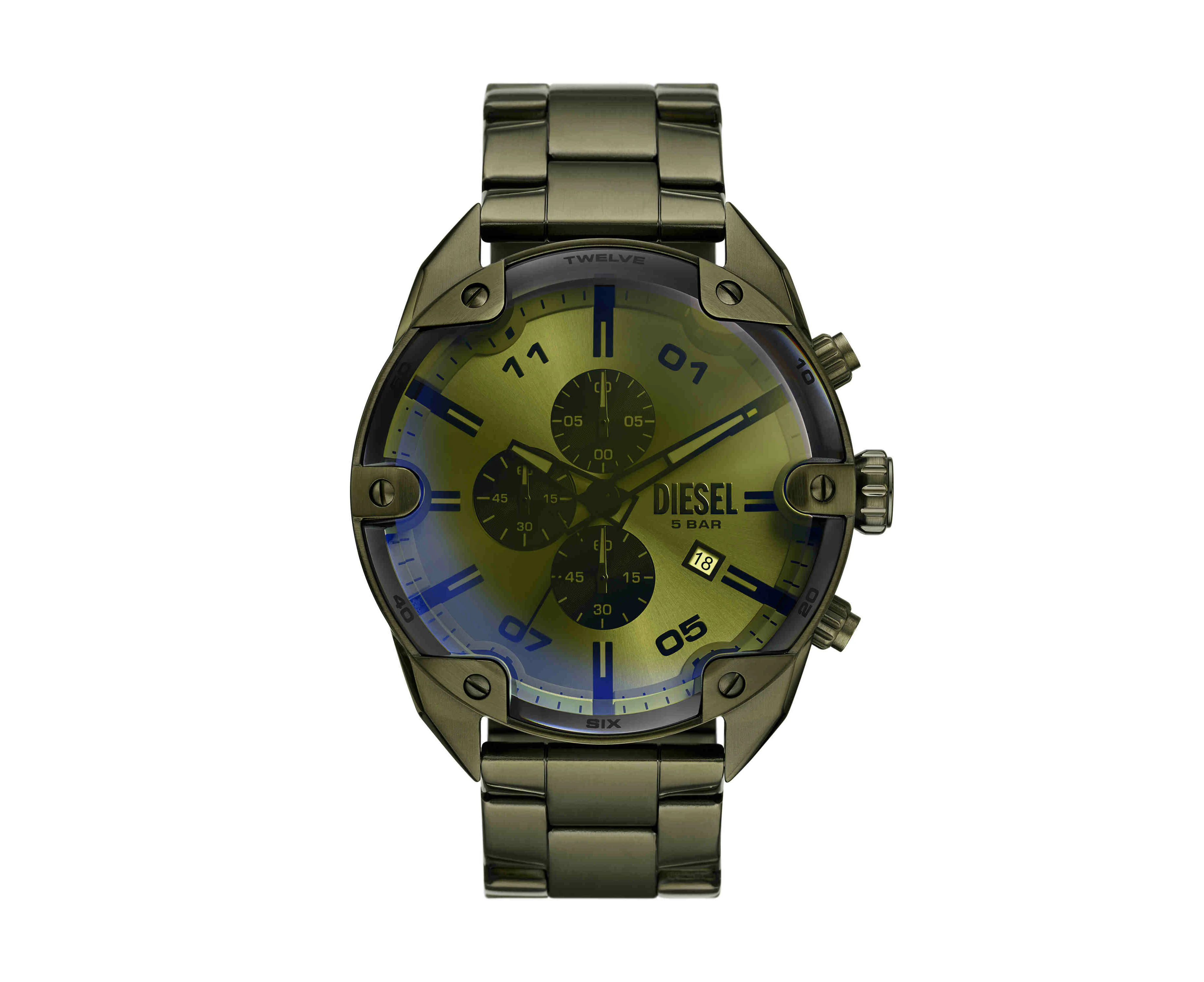 Diesel Spiked Green Watch DZ4670