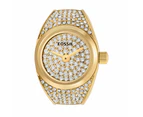 Fossil Gold Watch Ring ES5392