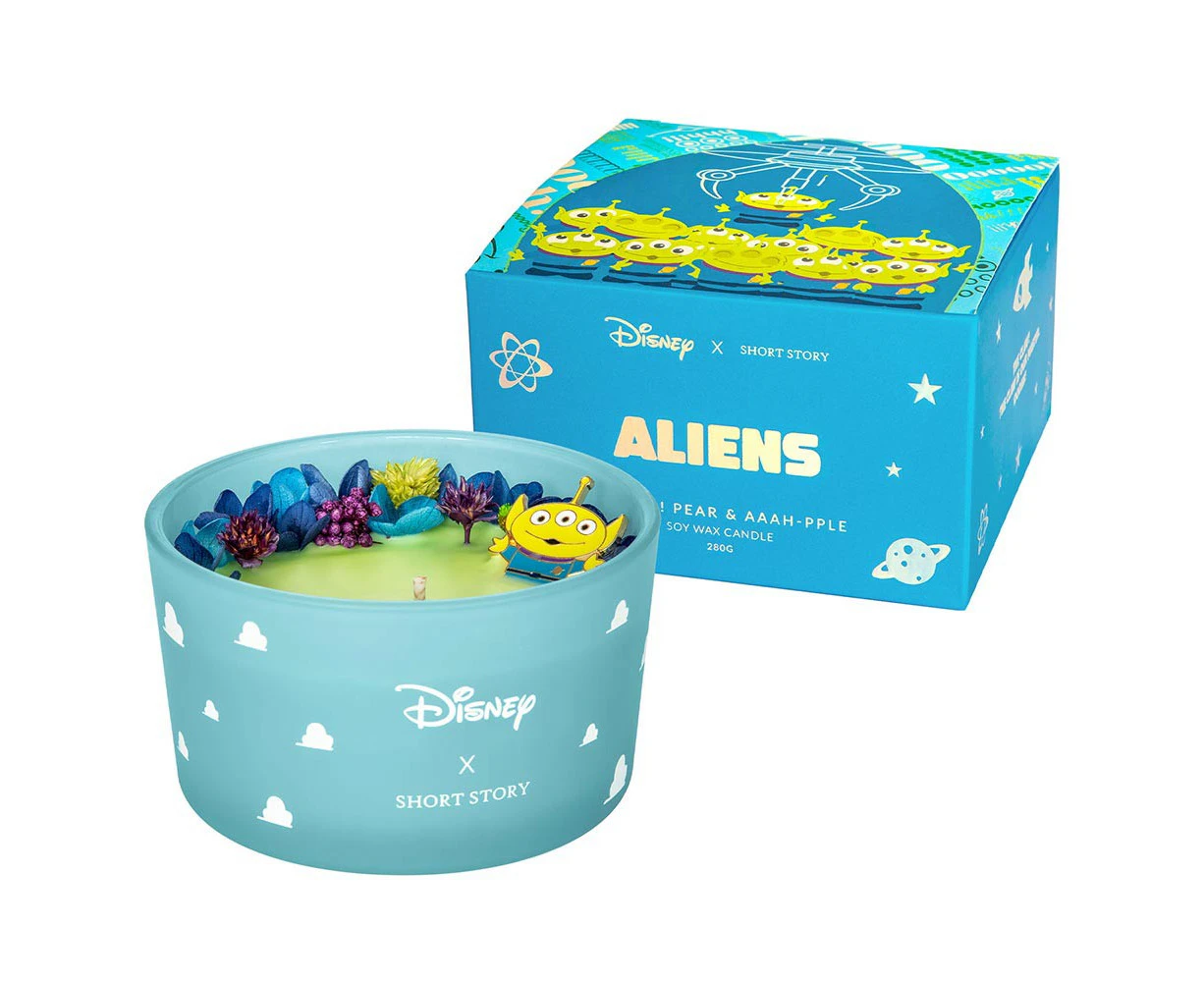 Pixar - Toy Story - Pizza Planet Aliens Short Story Candle