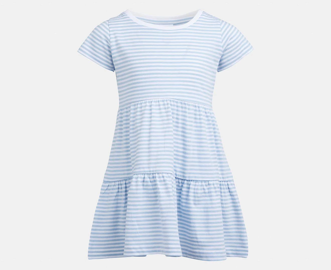 Eve Girl Youth Stripe Beach Dress - Blue