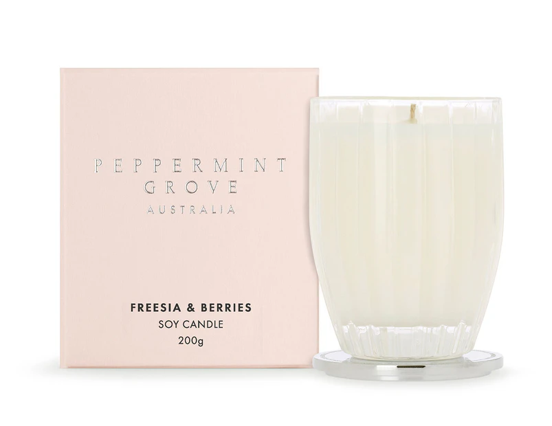 Peppermint Grove Freesia & Berries Soy Candle 200g