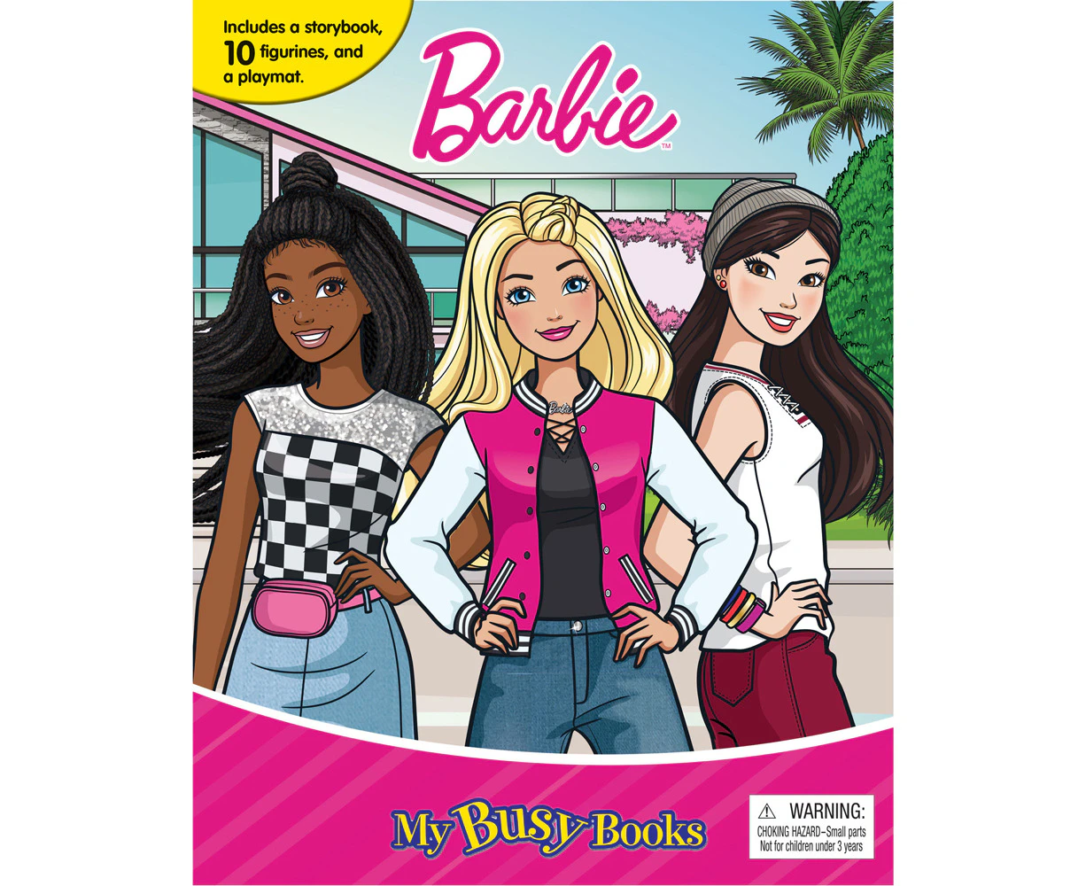 Mattel Barbie My Busy Books Kids/Children Storybook/Toy Activity Kit 3y+