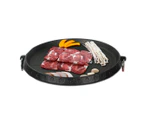 SOGA Portable Korean BBQ Butane Gas Stove Stone Grill Plate Non Stick Coated Round