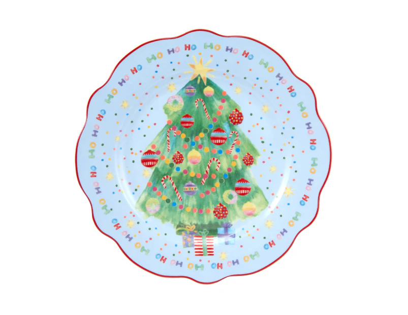 Maxwell & Williams 20cm Jolly Joy Joy Christmas Tree Plate