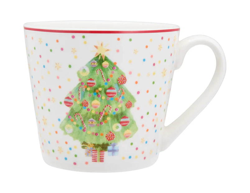 Maxwell & Williams 400mL Jolly Joy Joy Christmas Tree Mug