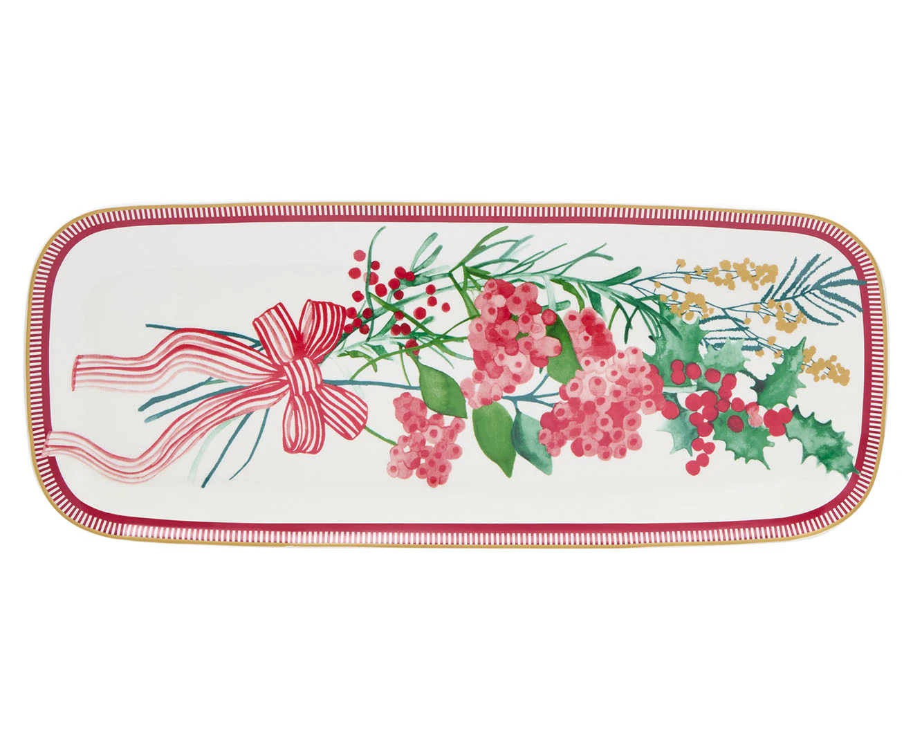 Maxwell & Williams 40x16cm Festive Flora Oblong Platter