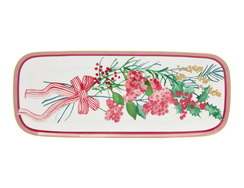 Maxwell & Williams 40x16cm Festive Flora Oblong Platter