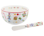 Maxwell & Williams Jolly Joy Joy Nutcracker Dip Bowl & Spreader Set