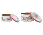 Maxwell & Williams 2-Piece Festive Flora Cake Tin Set